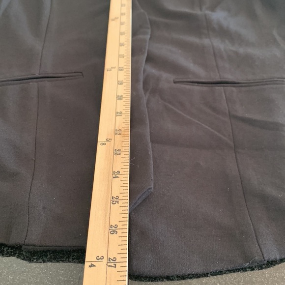 I Heart Ronson NEW Sequin Sleeves Blazer Black Silver Large Business Casual Chic - Picture 11 of 12